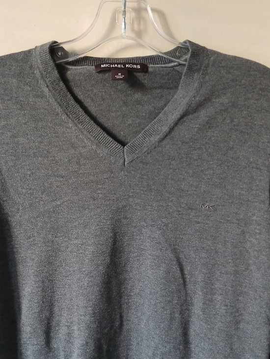Michael Kors Other - Michael Kors Men's Heather Gray V-Neck Sweater